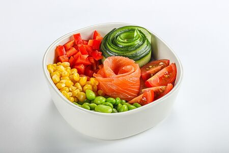 Поке с лососем