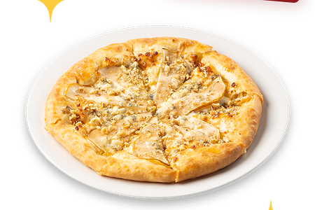 Хачапури с грушей и горгонзолой