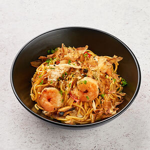 Вок лапша с морепродуктами