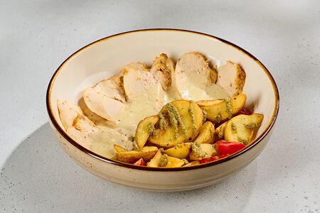 Куриная грудка со сливочным соусом Альфредо