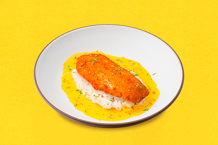 Рыбное филе с соусом карри