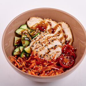 Поке с курочкой терияки