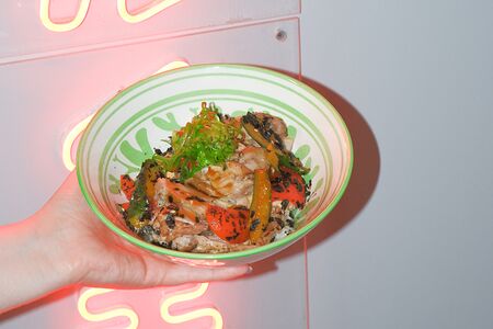 Боул с цыпленком 