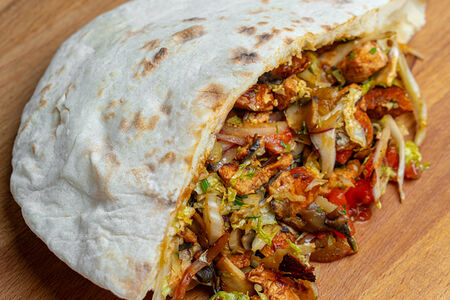 Пита Курица грибы