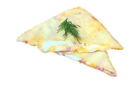 С ветчиной и сыром