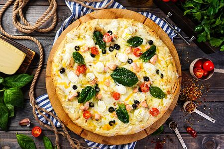 Пицца Нежный лосось 