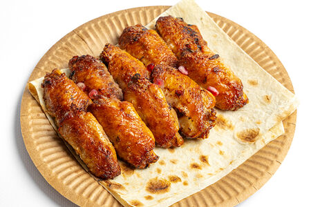 Куриные крылья на мангале