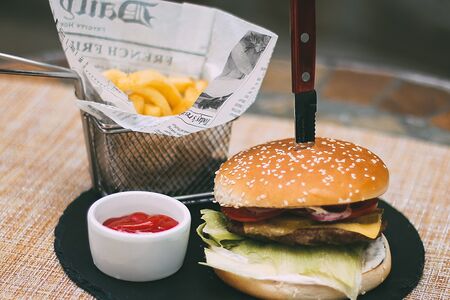 Бургер куриный