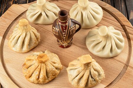 Хинкали с картофелем и сыром