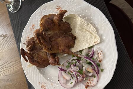 Перепелка на мангале