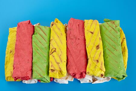 Мини-шавермочки цветные для праздника 