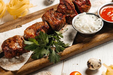 Шашлык из говяжей вырезки