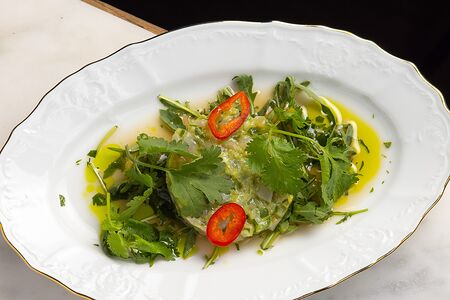 Тартар из гребешка