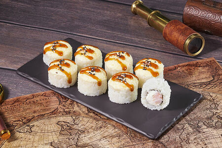 Ролл Охотский с креветкой