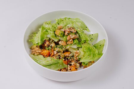 Салат с тыквой и яблоком