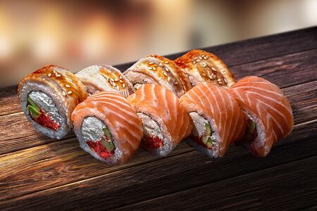 Ассорти из сливочных роллов