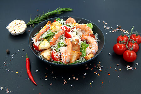 Цезарь с креветками