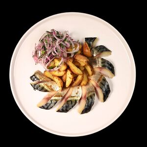 Скумбрия с картофелем мини