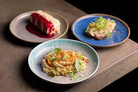 Сет №41 Салат, горячее, десерт