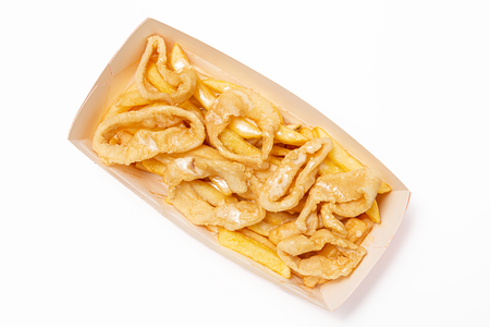 Картофель с кальмаром в сл соусе