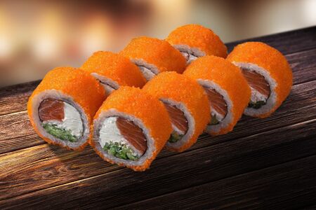 Сливочный лосось масаго