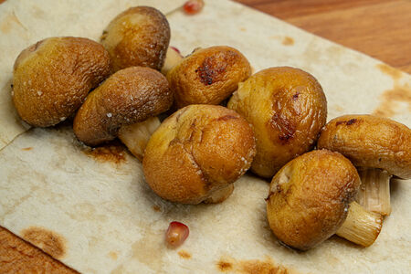 Шампиньоны на углях