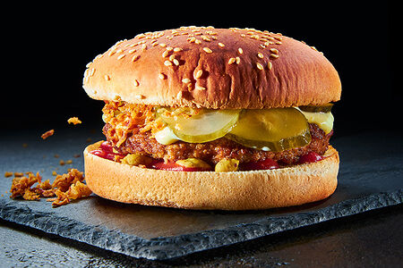 S Бургер с говяжьей котлетой Бифбургер