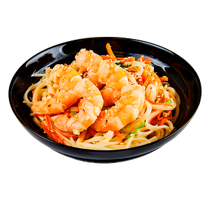 Вок Удон сливочный с креветкой