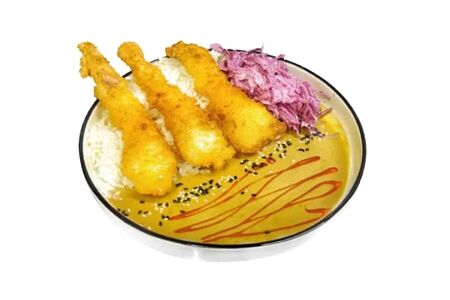 Японский карри с креветками 