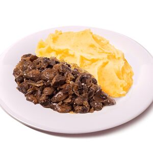 Картофельное пюре с грибами