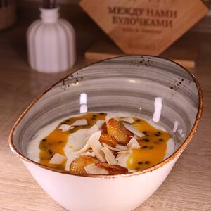 Рисовая каша с карамелизованным бананом