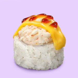 Сливочный краб под чеддером