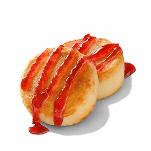 Сырники с малиновым вареньем 2 шт