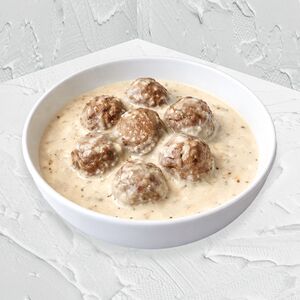 Фрикадельки в сливочном соусе