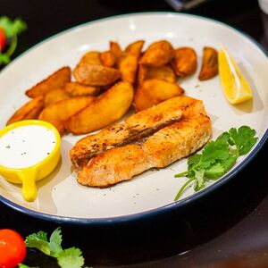 Стейк из лосося