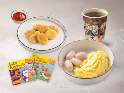 Детский обед с Каляка-Маляка