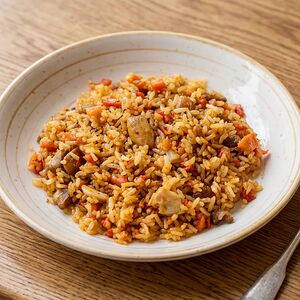 Плов с курицей из казана