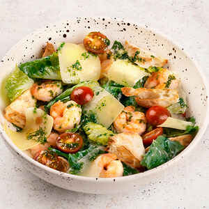 Цезарь с креветками