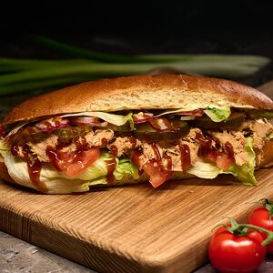 Сэндвич с рваной свининой