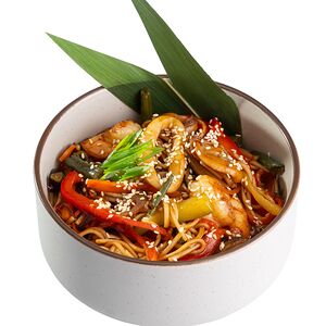Wok с морепродуктами