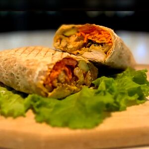 Шашлык в лаваше с курицей