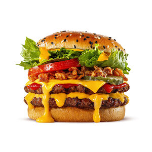 Կծու Բիգ Քինգ Սմոքի Չեդեր