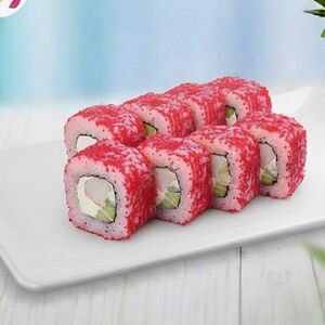 Ролл с королевской креветкой