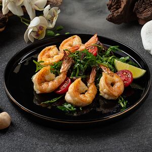 Салат с креветками