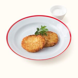 Драники со сметаной