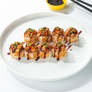 Ролл с креветками свит чили