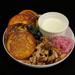 Драники со свининой