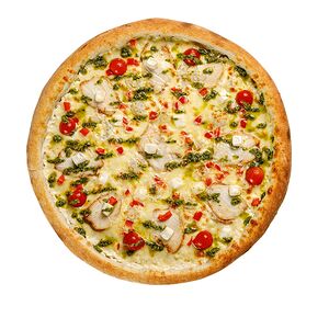 Чикен песто пицца