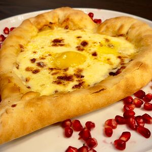 Хачапури по-аджарски Сердце
