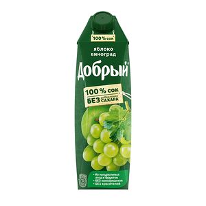 Сок Добрый яблочно-виноградный 